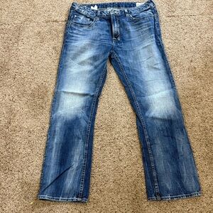 Buffalo David Bitton Six Basic Slim Straight Denim Jeans Men’s Blue Size: 34X30